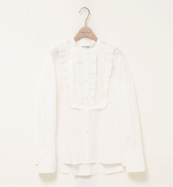 NOLLEY'S sophi「【MARILYN MOON/マリリーンムーン】tuck pleats jabot blouse」|シャツ・ブラウス|