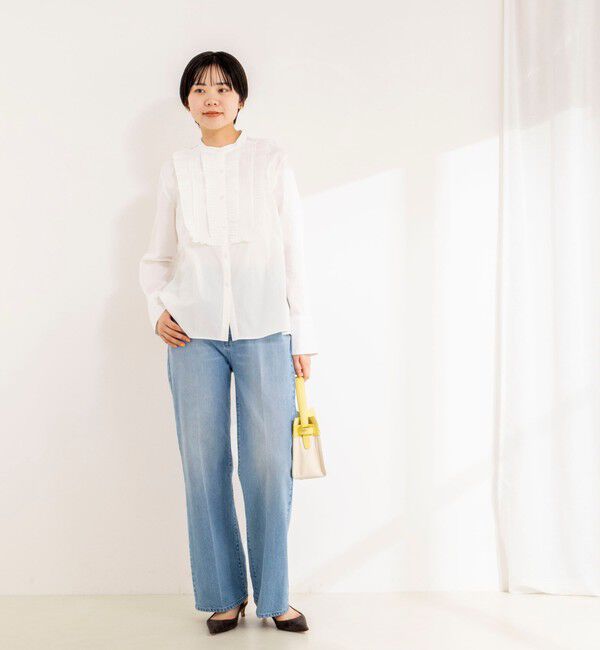 NOLLEY'S sophi「【MARILYN MOON/マリリーンムーン】tuck pleats jabot blouse」|シャツ・ブラウス|