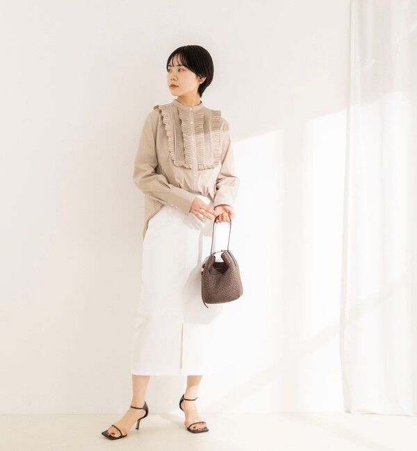 NOLLEY'S sophi「【MARILYN MOON/マリリーンムーン】tuck pleats jabot blouse」|シャツ・ブラウス|