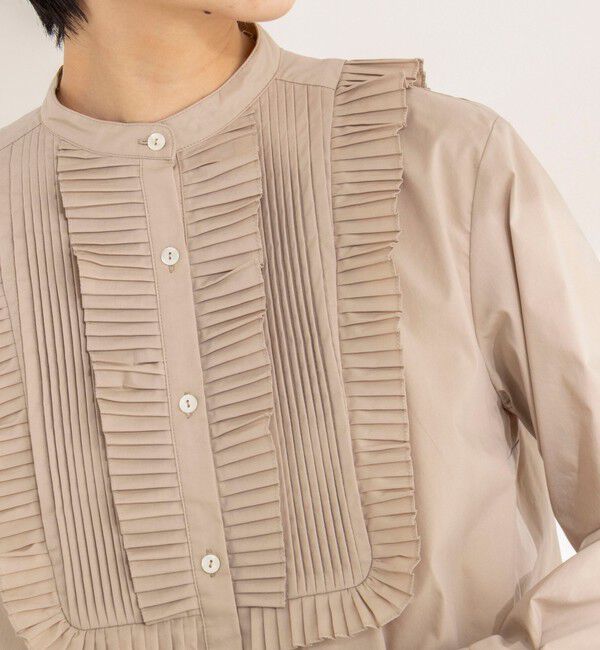 NOLLEY'S sophi「【MARILYN MOON/マリリーンムーン】tuck pleats jabot blouse」|シャツ・ブラウス|