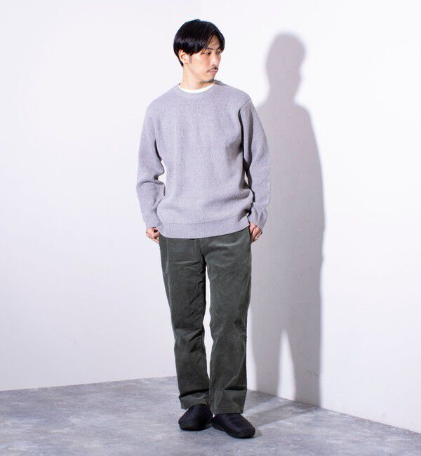 GLOSTER「【GLOSTER/グロスター】カラーネップ プルオーバー クルーネックニット」|ニット・セーター|