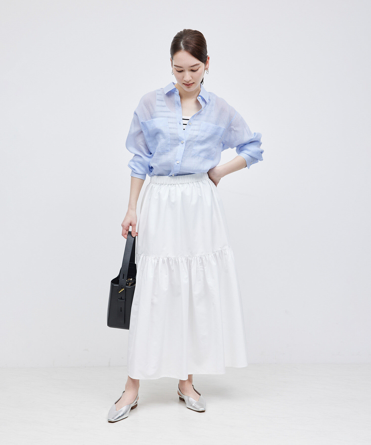 ROPE「【洗える】ロイヤルラミーレギュラーシャツ【雑誌/メディア掲載】」|シャツ・ブラウス|