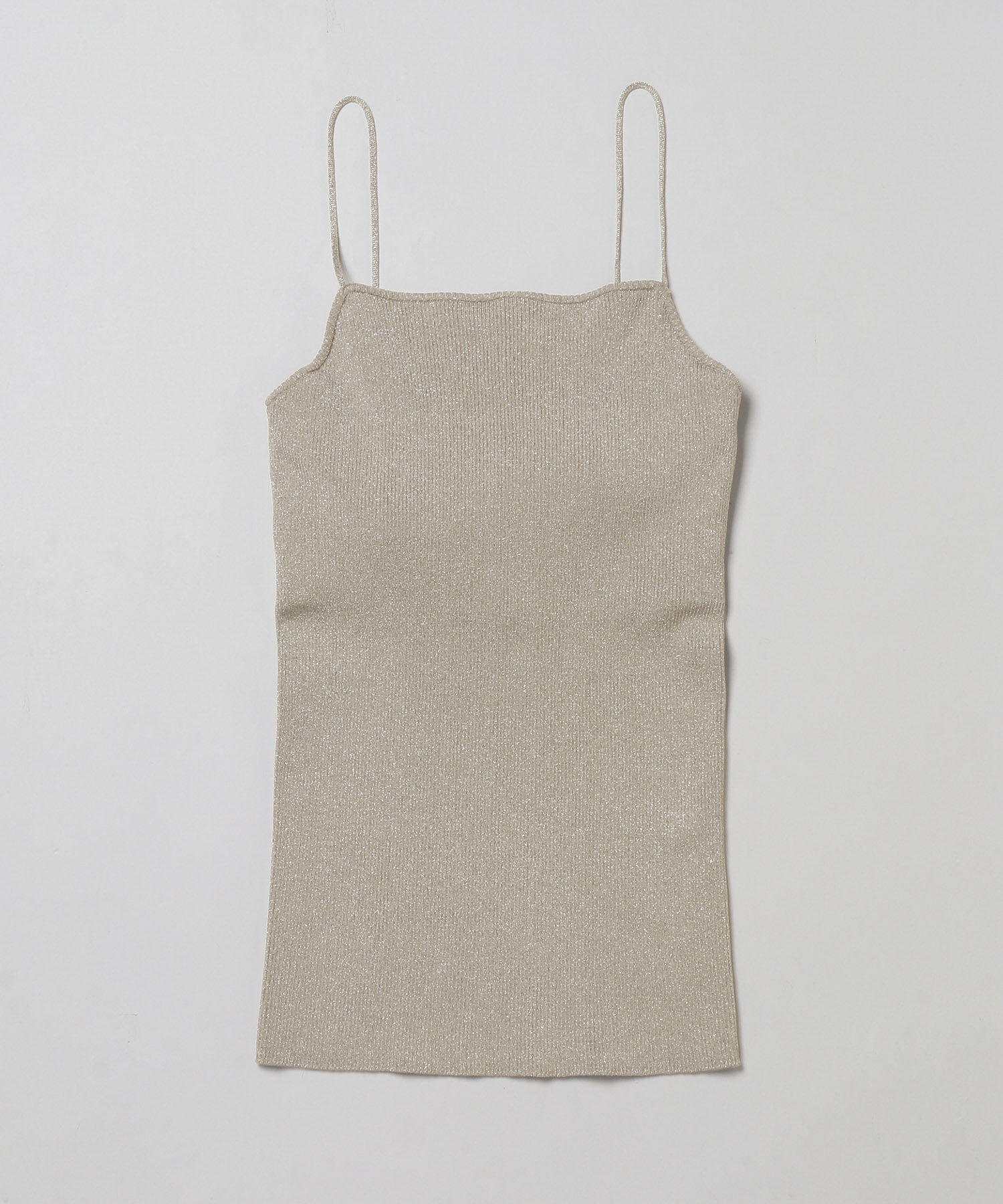 ROPE「パッド付きラメキャミソール」|キャミソール|