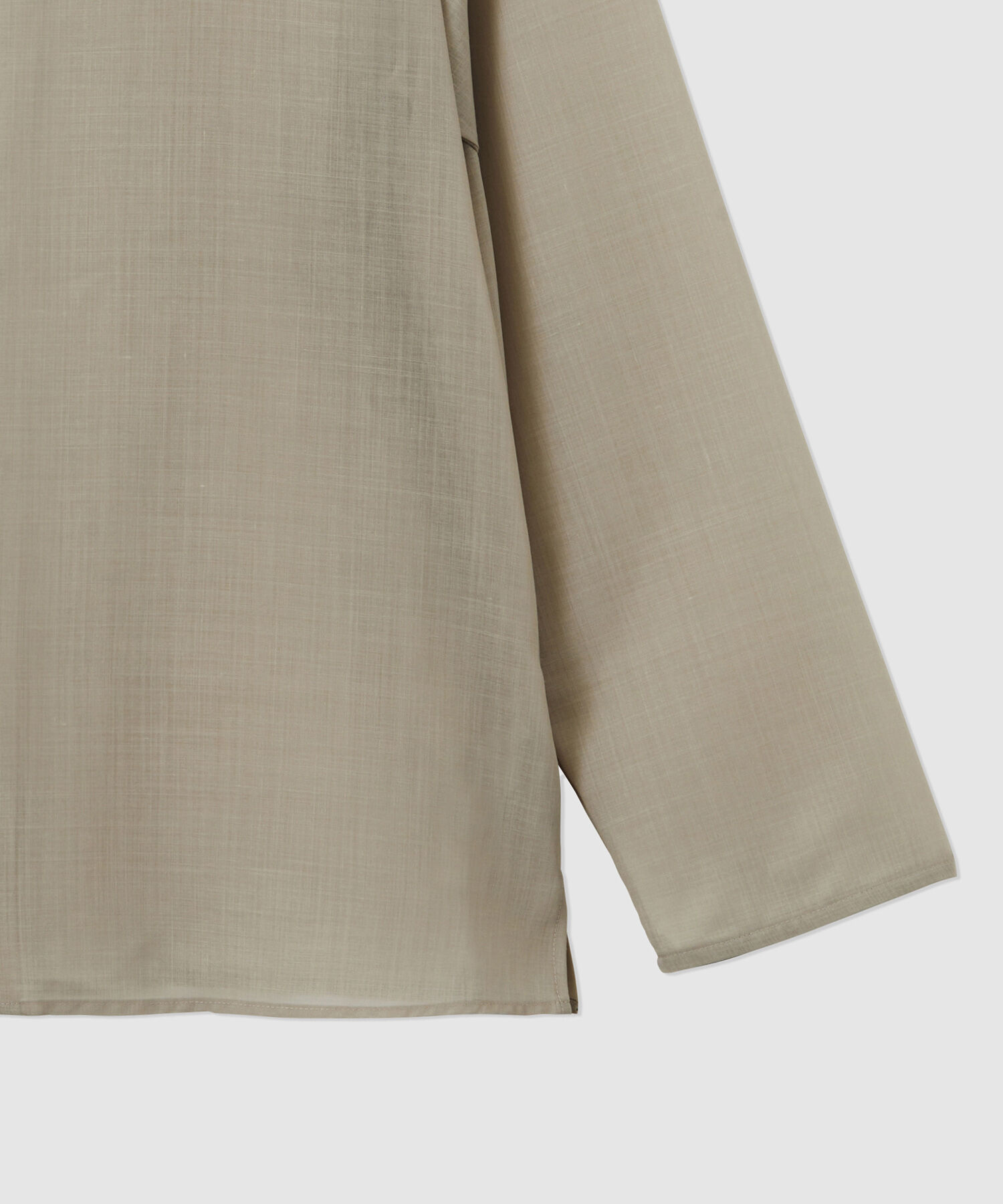 ROPE「マナードボイルシアー開襟シャツ/セットアップ対応」|シャツ・ブラウス|