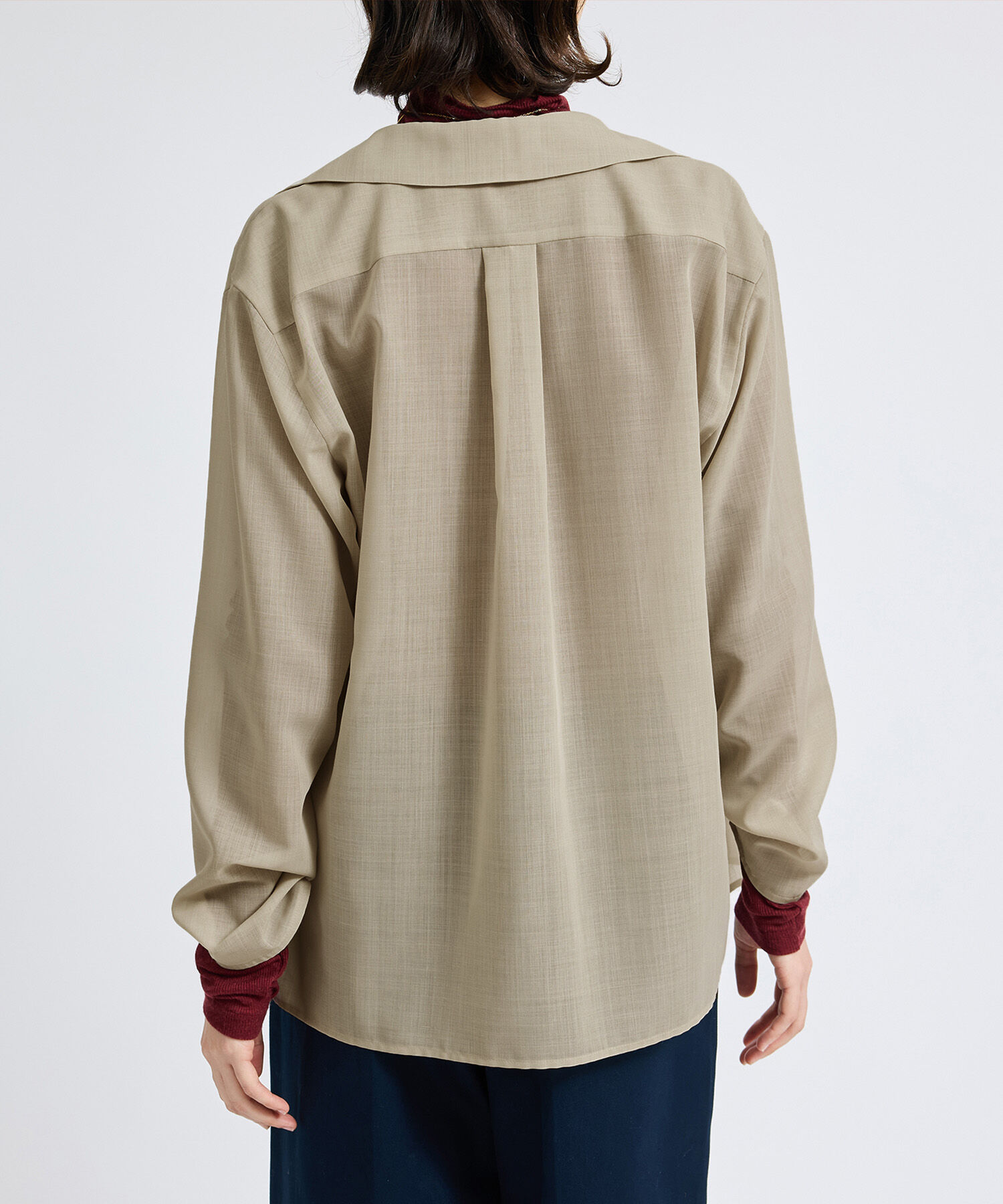 ROPE「マナードボイルシアー開襟シャツ/セットアップ対応」|シャツ・ブラウス|