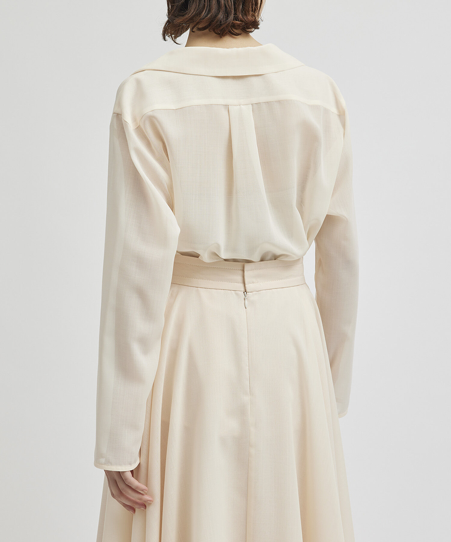 ROPE「マナードボイルシアー開襟シャツ/セットアップ対応」|シャツ・ブラウス|