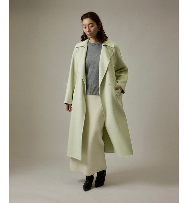 ROPE「ラムウールリバーロングコート【Sサイズフェア対象】」|チェスターコート|