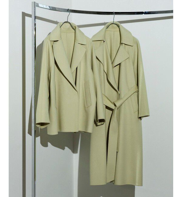 ROPE「ラムウールリバーロングコート【Sサイズフェア対象】」|チェスターコート|