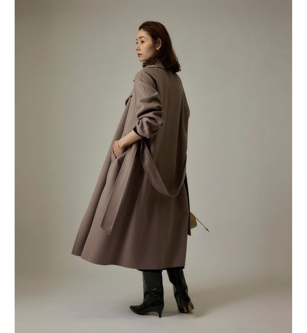 ROPE「ラムウールリバーロングコート【Sサイズフェア対象】」|チェスターコート|