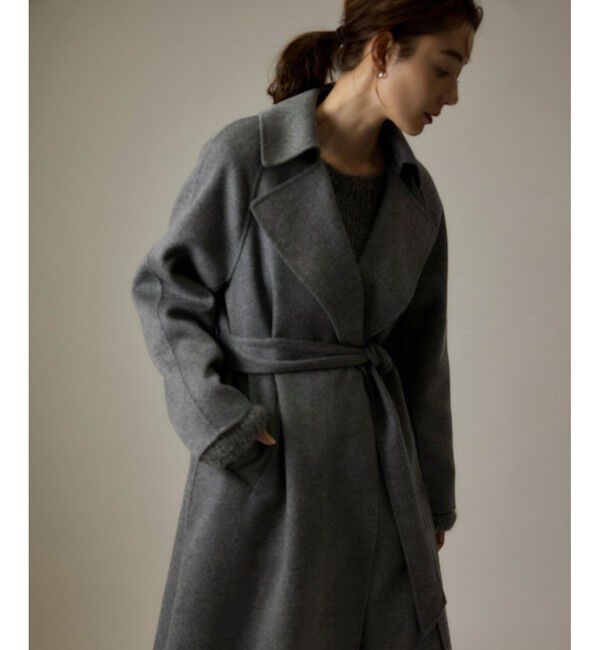 ROPE「ラムウールリバーロングコート【Sサイズフェア対象】」|チェスターコート|