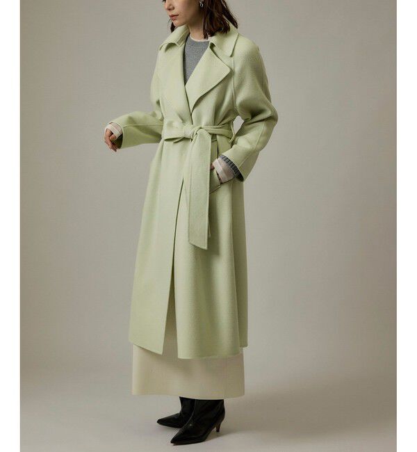 ROPE「ラムウールリバーロングコート【Sサイズフェア対象】」|チェスターコート|