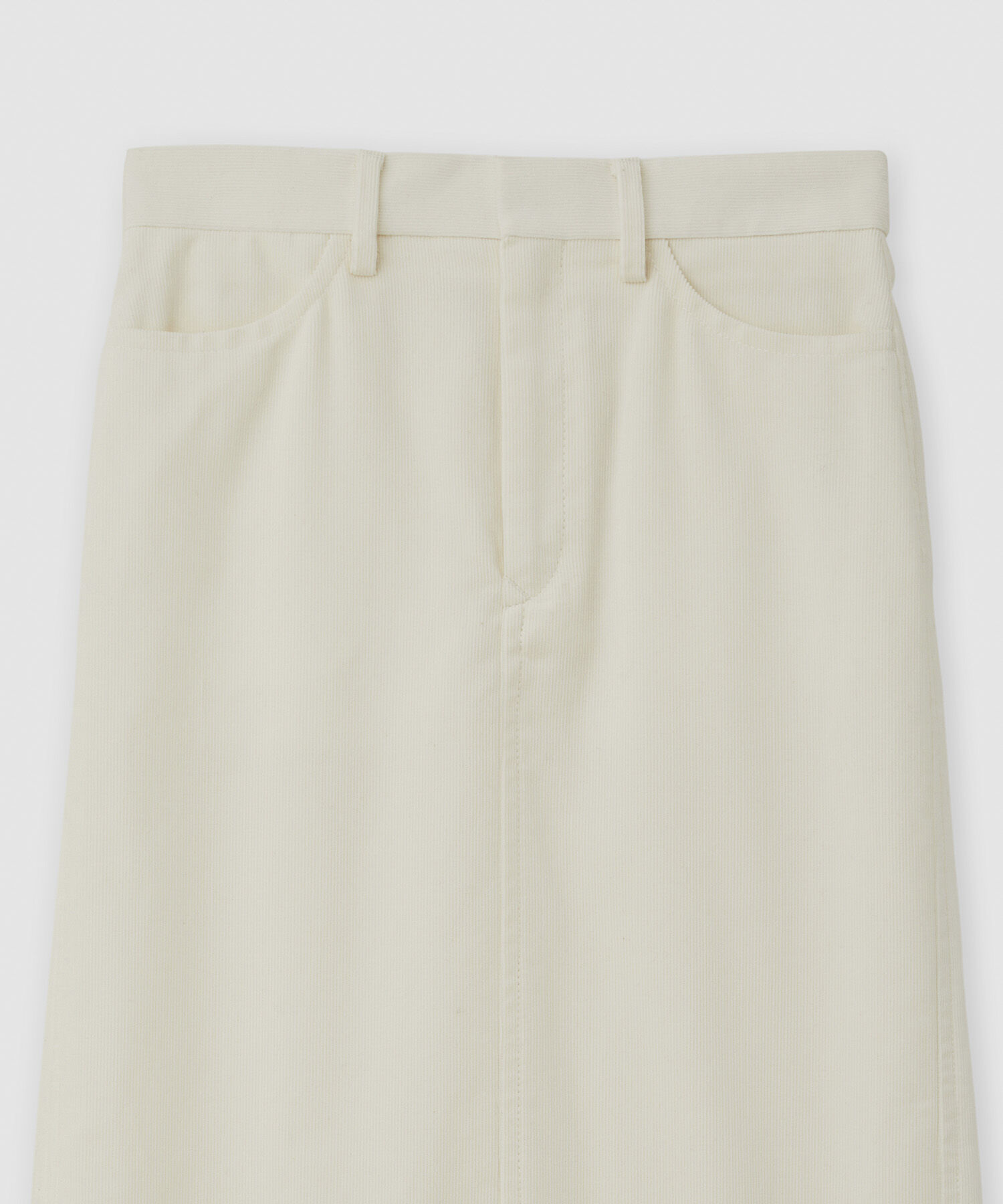 ROPE「コットンコーデュロイニュアンスIラインスカート」|スカート|