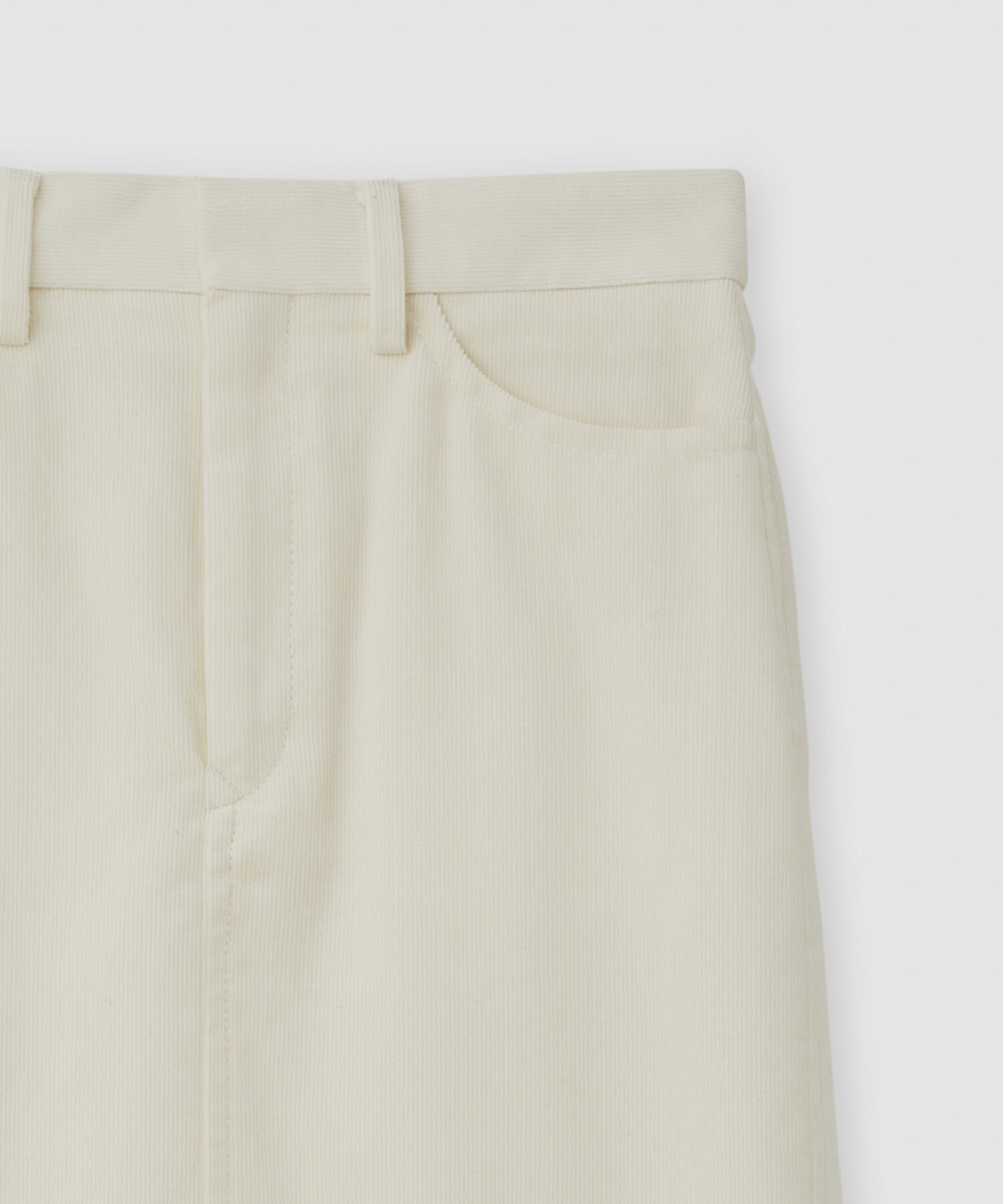 ROPE「コットンコーデュロイニュアンスIラインスカート」|スカート|