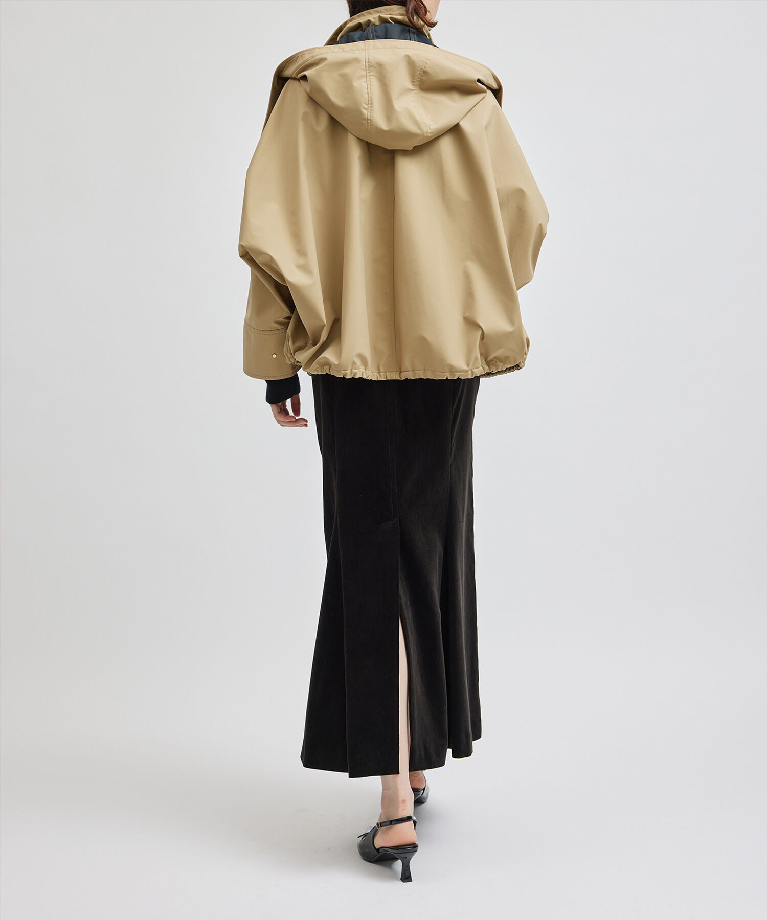 ROPE「コットンコーデュロイニュアンスIラインスカート」|スカート|