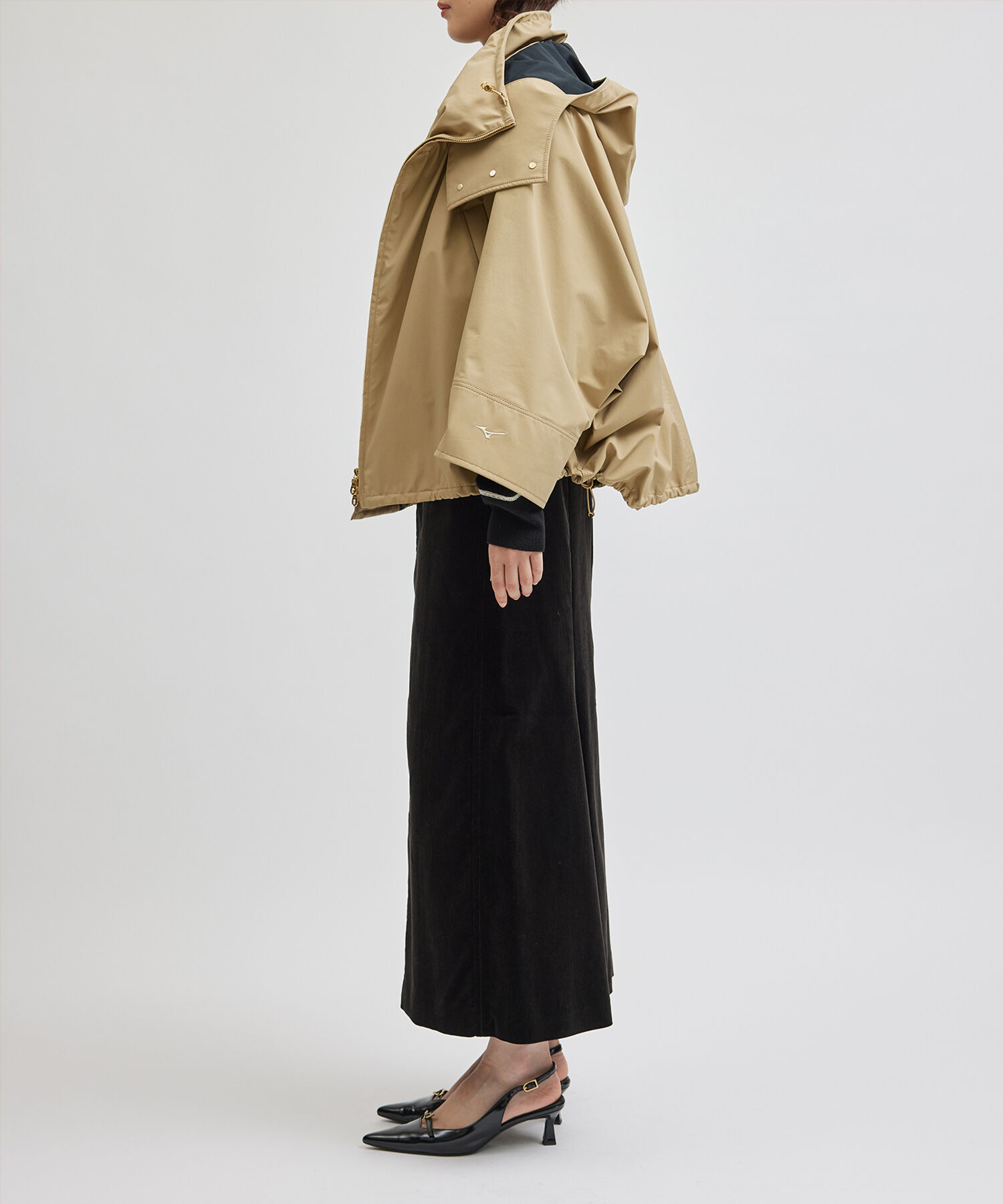 ROPE「コットンコーデュロイニュアンスIラインスカート」|スカート|