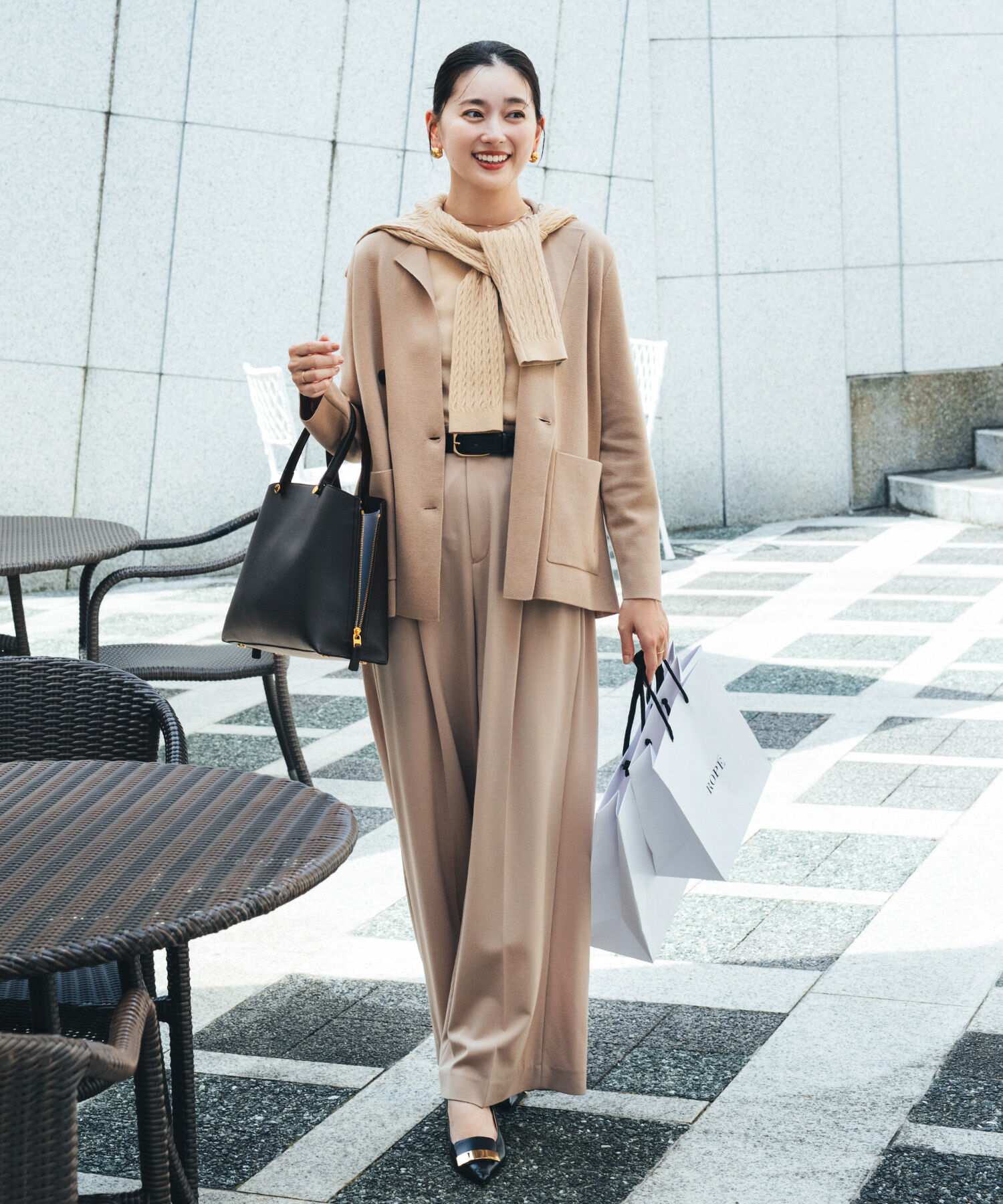 ROPE「【E'POR】Y BAG Medium【軽量】【25AW】」|ショルダー・メッセンジャー|