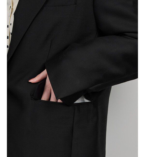 ROPE「シルクウールオーバージャケット」|テーラードジャケット|