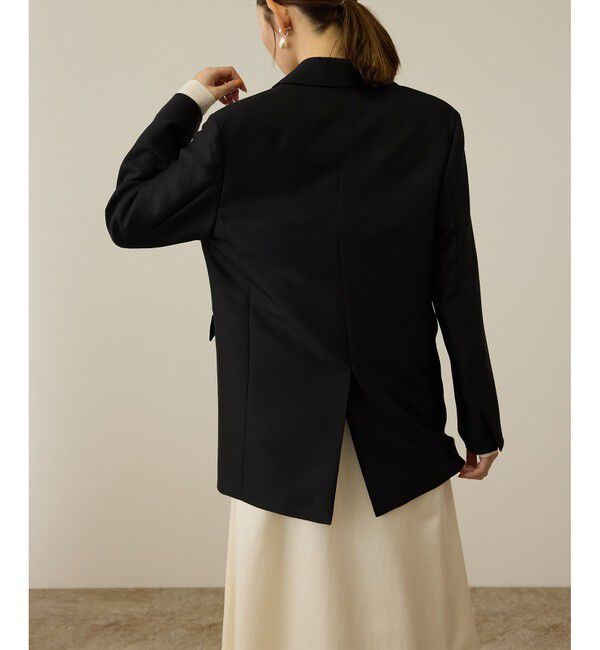 ROPE「シルクウールオーバージャケット」|テーラードジャケット|