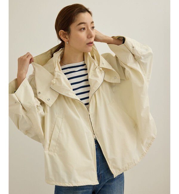 ROPE「シルク混タフタギャザーマウンテンパーカー/イージーケア」|その他|