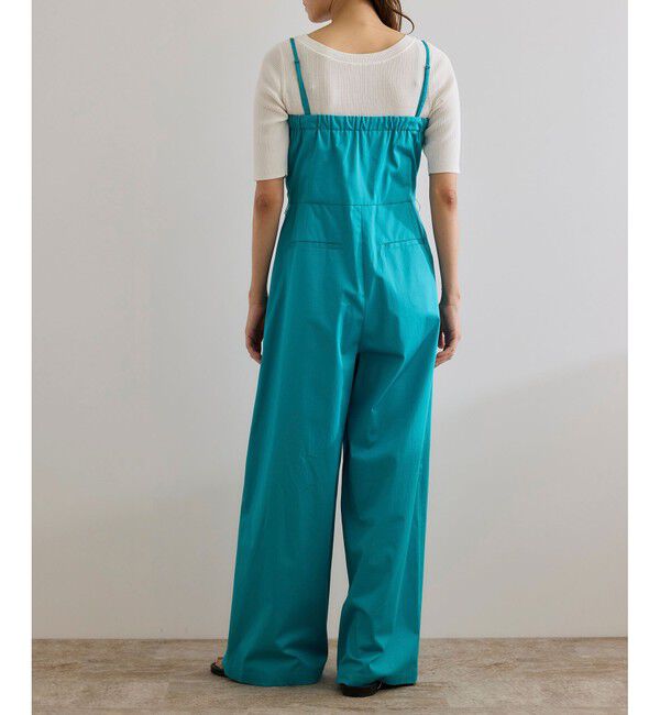 ROPE「コットンサテンオールインワン/洗える」|オールインワン|