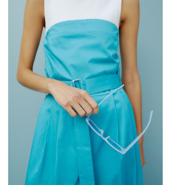 ROPE「コットンサテンオールインワン/洗える」|オールインワン|