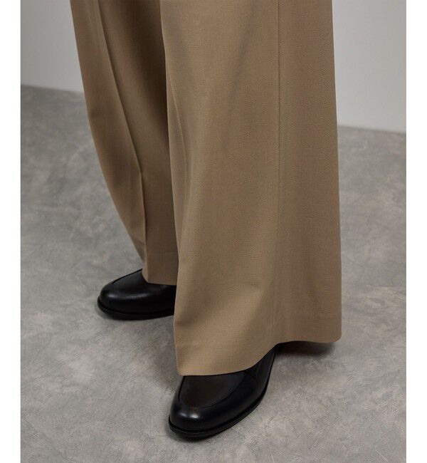 ROPE「ワンタックストレートワイドパンツ【REGGIANI（レッジアーニ）】」|チノ|