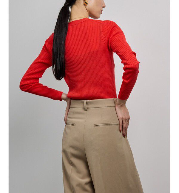 ROPE「ワンタックストレートワイドパンツ【REGGIANI（レッジアーニ）】」|チノ|