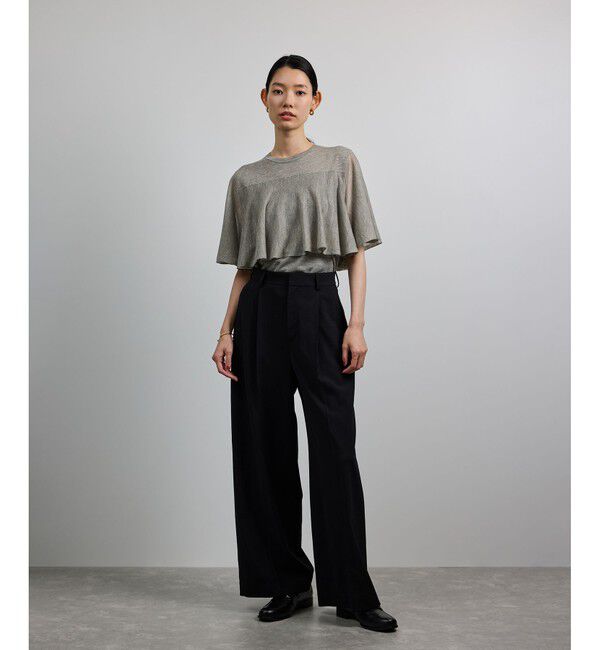 ROPE「ワンタックストレートワイドパンツ【REGGIANI（レッジアーニ）】」|チノ|