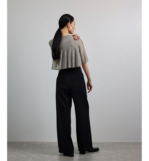 ROPE「ワンタックストレートワイドパンツ【REGGIANI（レッジアーニ）】」|チノ|