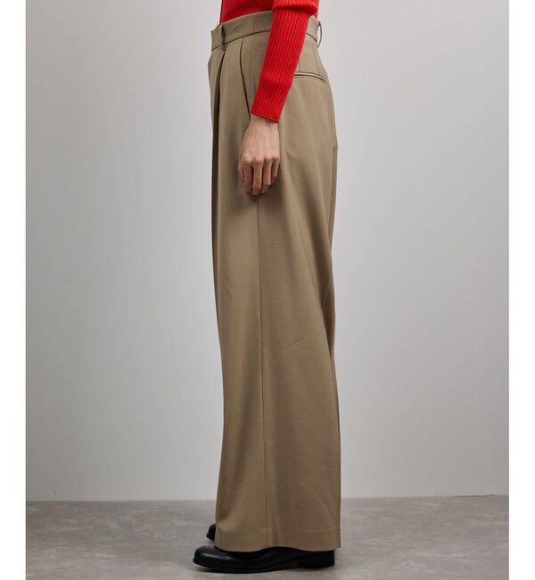 ROPE「ワンタックストレートワイドパンツ【REGGIANI（レッジアーニ）】」|チノ|