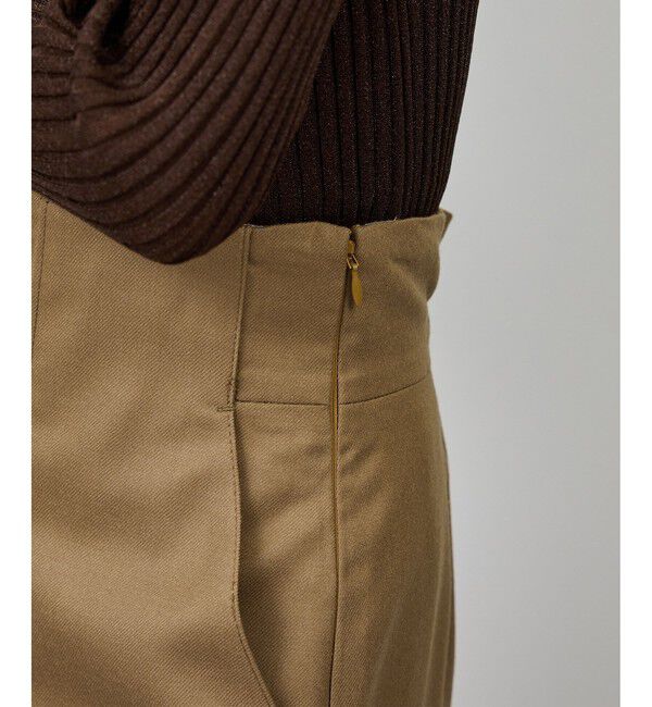 ROPE「[美人スカート]ウールレーヨンポケット付きタイトスカート(無地)/イージーケア・セットアップ対応」|スカート|