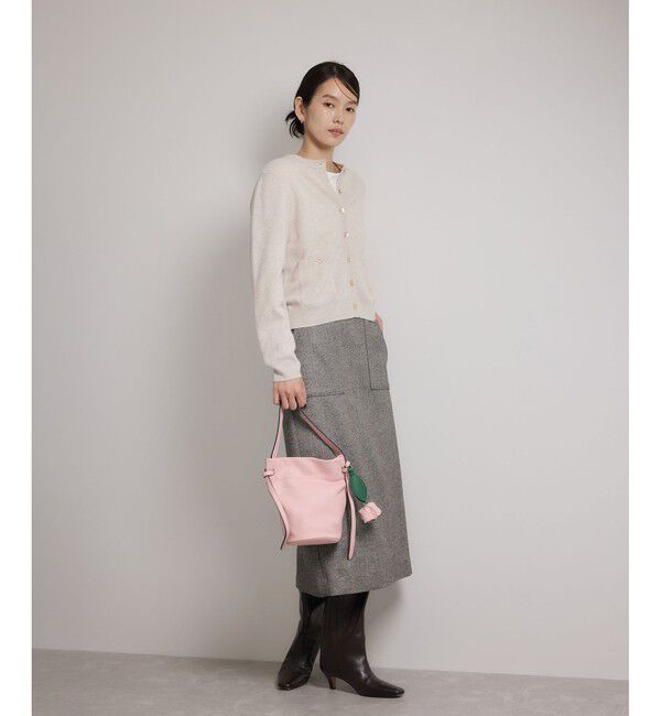 ROPE「[美人スカート]ウールレーヨンポケット付きタイトスカート(無地)/イージーケア・セットアップ対応」|スカート|