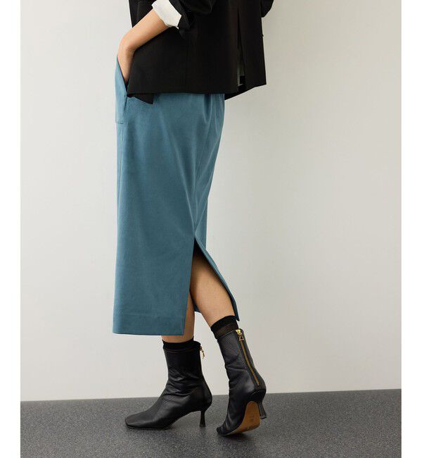 ROPE「[美人スカート]スエードポケット付きタイトスカート/イージーケア」|スカート|