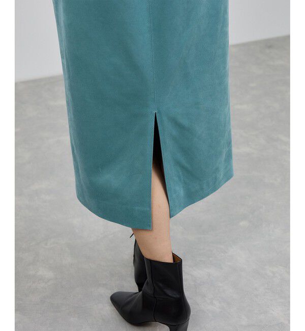 ROPE「[美人スカート]スエードポケット付きタイトスカート/イージーケア」|スカート|