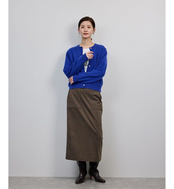 ROPE「[美人スカート]スエードポケット付きタイトスカート/イージーケア」|スカート|