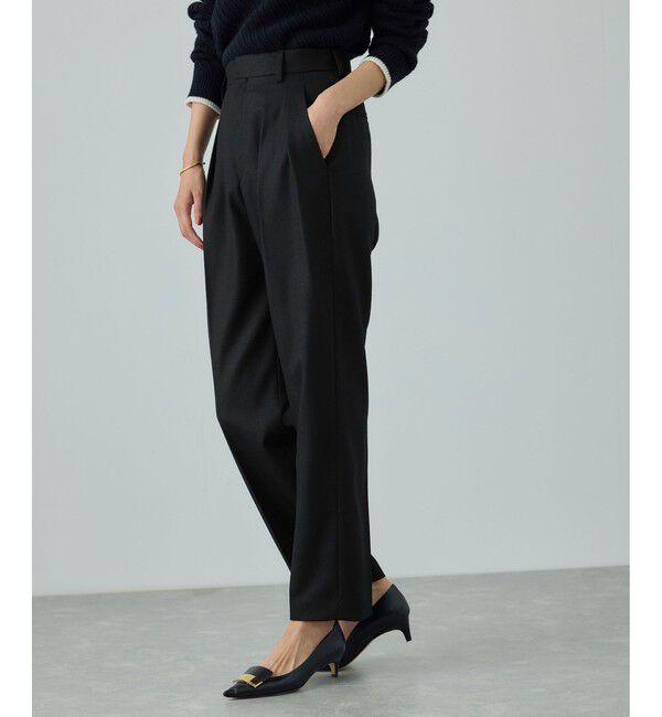 ROPE「ウール混プレミアムサキソニーパンツ/イージーケア・セットアップ対応」|チノ|