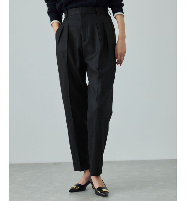 ROPE「ウール混プレミアムサキソニーパンツ/イージーケア・セットアップ対応」|チノ|