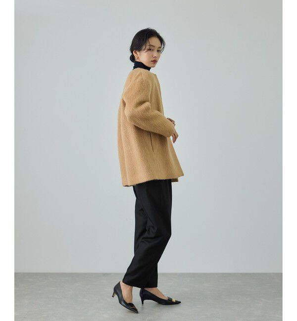 ROPE「ウール混プレミアムサキソニーパンツ/イージーケア・セットアップ対応」|チノ|