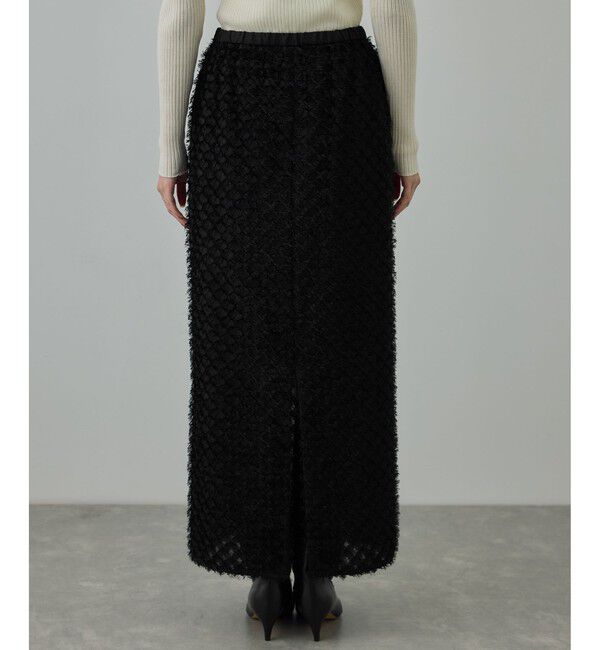 ROPE「カットジャガードIラインタイトスカート/イージーケア」|スカート|