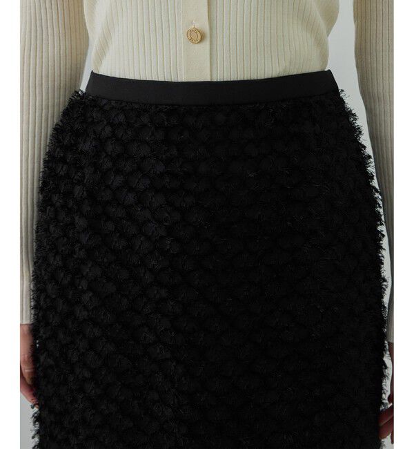 ROPE「カットジャガードIラインタイトスカート/イージーケア」|スカート|