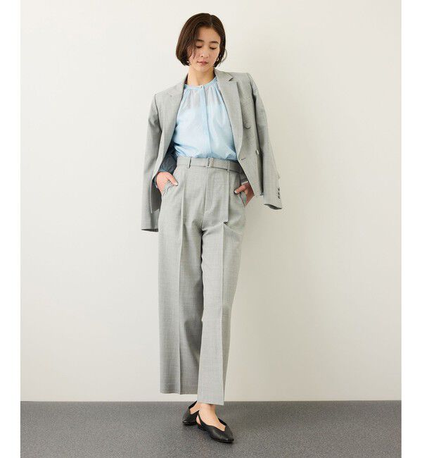 ROPE「キュプラシルクボリュームスリーブブラウス/イージーケア」|シャツ・ブラウス|