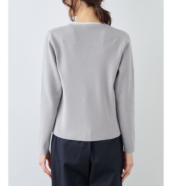 Rope&rsquo;Picnic「配色リボンパールニット」|ニット・セーター|