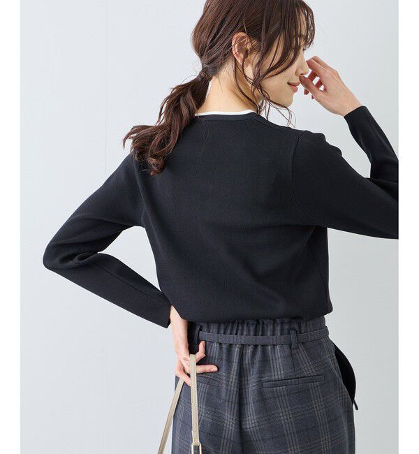 Rope&rsquo;Picnic「配色リボンパールニット」|ニット・セーター|