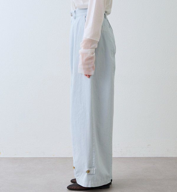  「【セットアップ着用可能】ガーメントダイコットンツイルパンツ」|チノ|