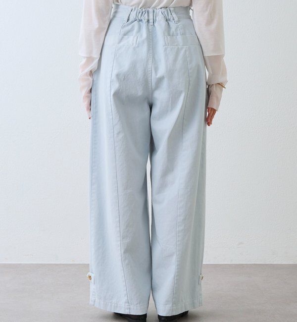  「【セットアップ着用可能】ガーメントダイコットンツイルパンツ」|チノ|