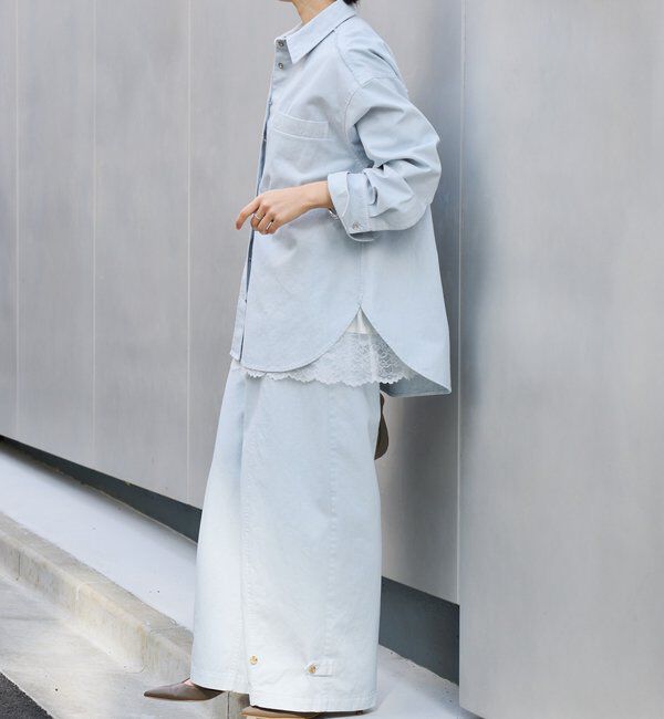  「【セットアップ着用可能】ガーメントダイコットンツイルパンツ」|チノ|