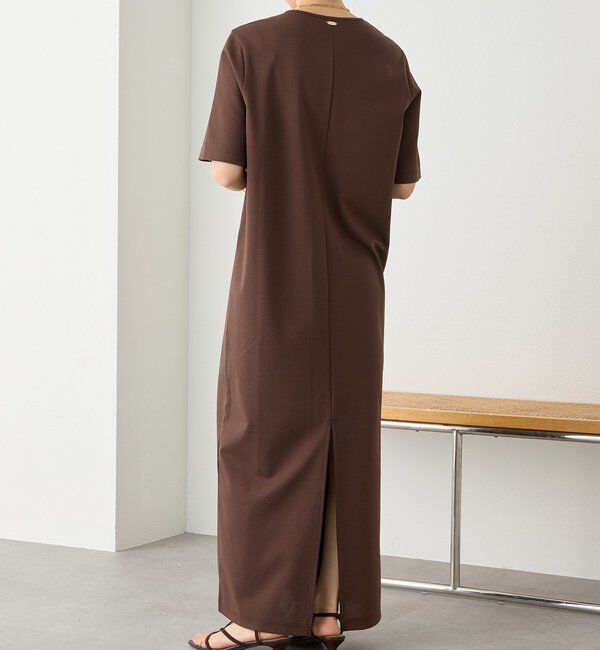  「予約【接触冷感・紫外線防止素材】ゴブソデカットソーワンピース」|ワンピース|