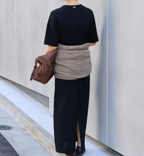  「予約【接触冷感・紫外線防止素材】ゴブソデカットソーワンピース」|ワンピース|