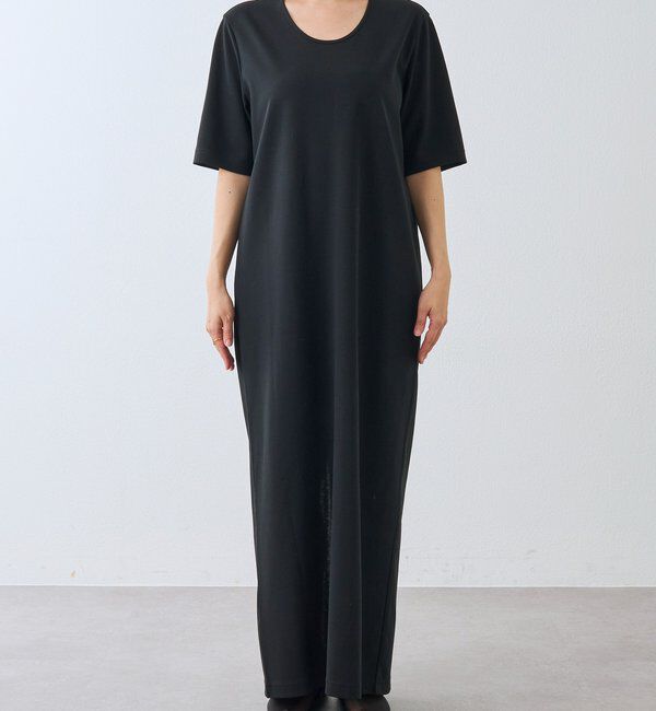  「予約【接触冷感・紫外線防止素材】ゴブソデカットソーワンピース」|ワンピース|