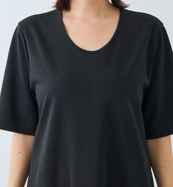  「予約【接触冷感・紫外線防止素材】ゴブソデカットソーワンピース」|ワンピース|